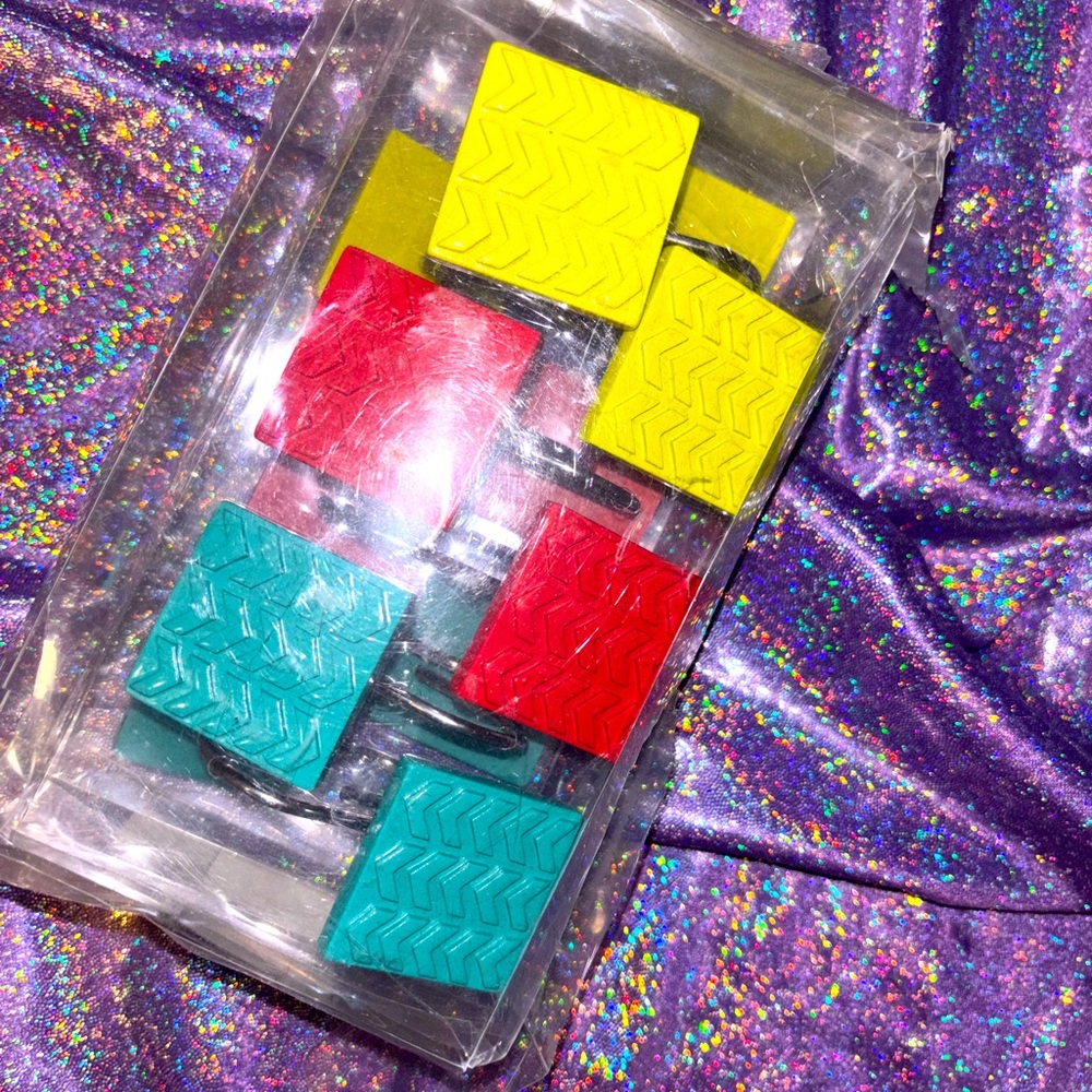 Multi color Block Shower Hooks